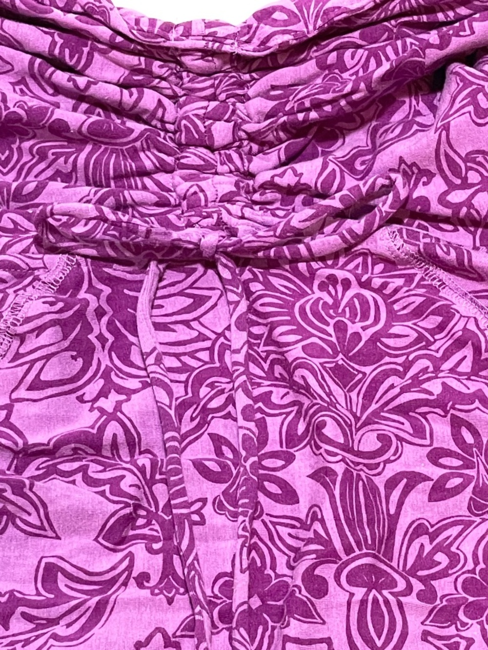 Athleta Purple Floral Long Sleeve Top Size M - Picture 11 of 12